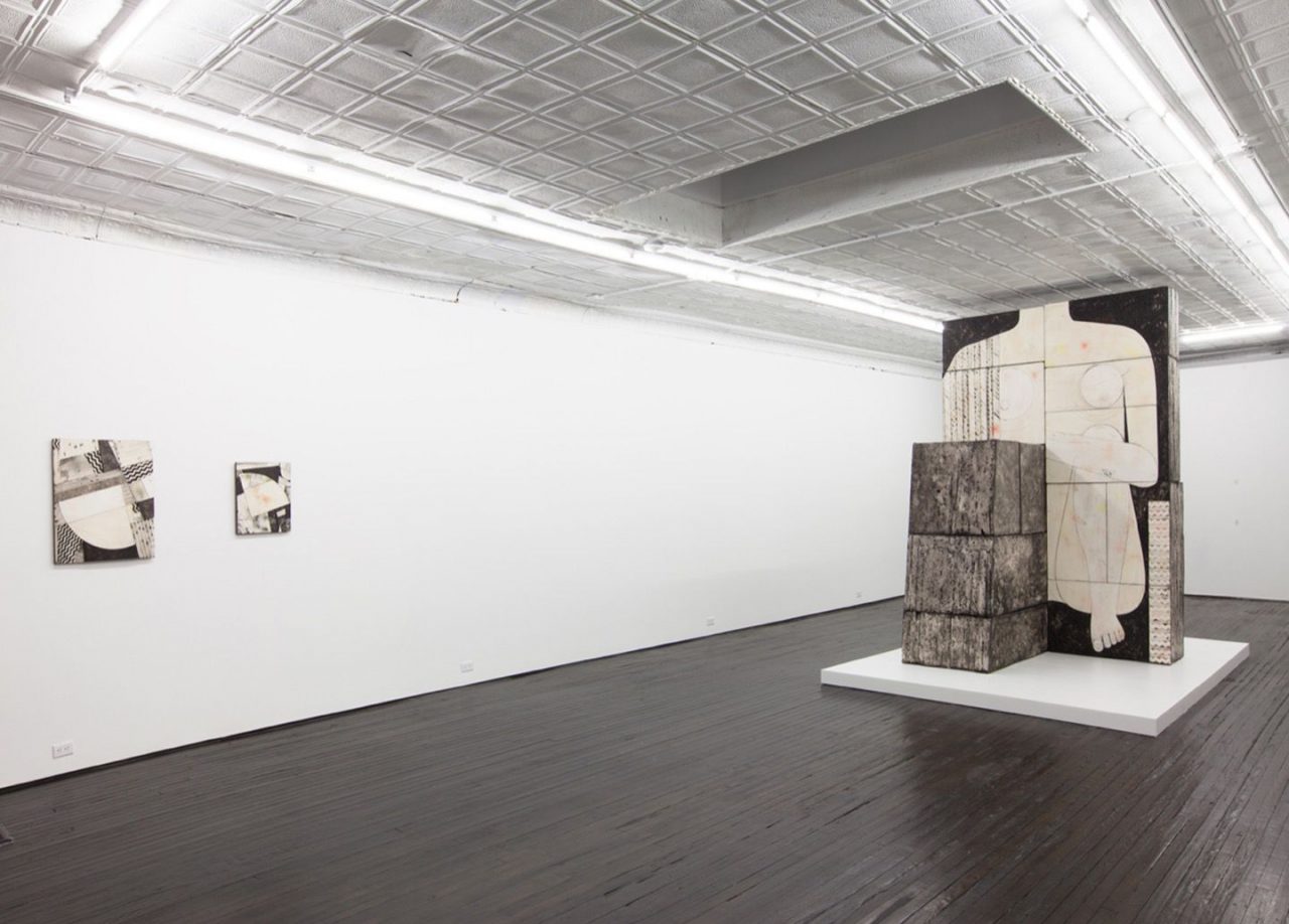 Ruby Sky Stiler | Installation view of Seated Woman, 2013