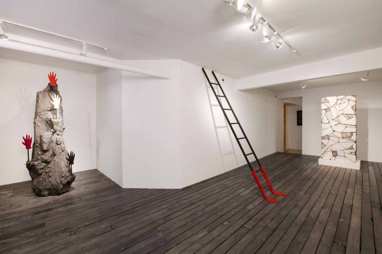 High and Low Relief | 2_stilerinstall5emailInstallation view, High and Low Relief, 2009