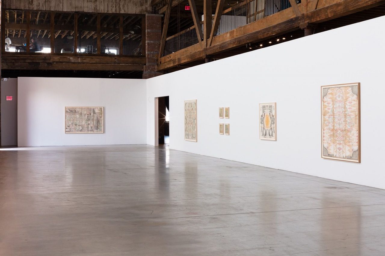 Louise Despont | Installation View, The Six-Sided Force, Pioneer Works, 2014