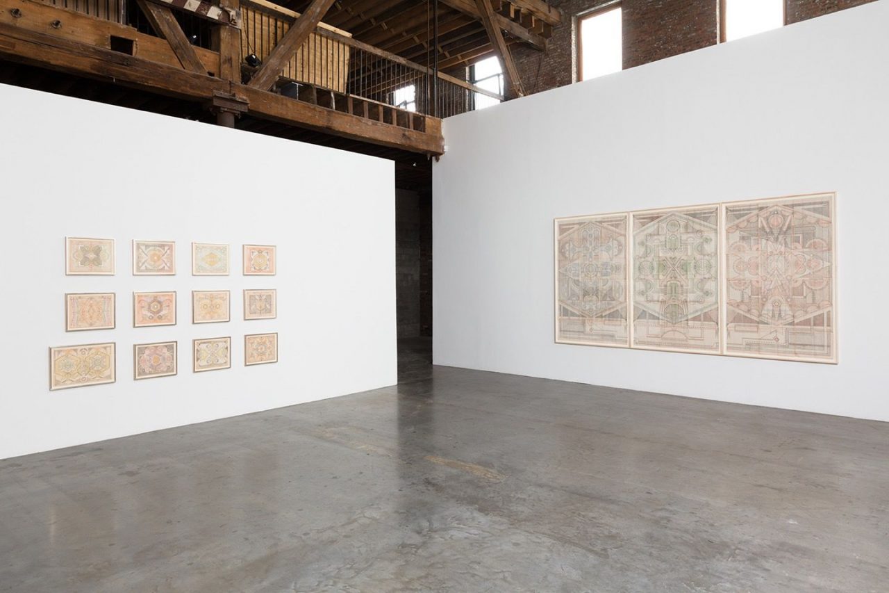 Louise Despont | Installation View, The Six-Sided Force, Pioneer Works, 2014